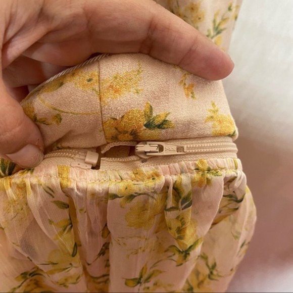 NWT Elliatt Wattle Detachable Skirt Dress Yellow - Picture 8 of 12